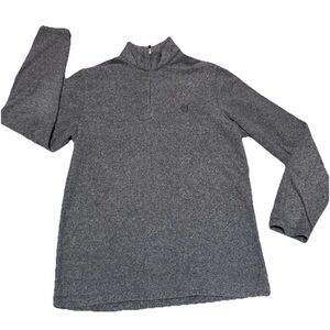 Chaps Men's Gray Zip-Up Sweater